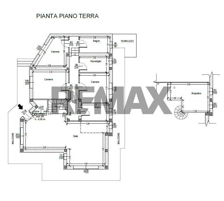 Pianta 2D - Villa Via Colli di Barete
 
69, Pizzoli - planimetria 1