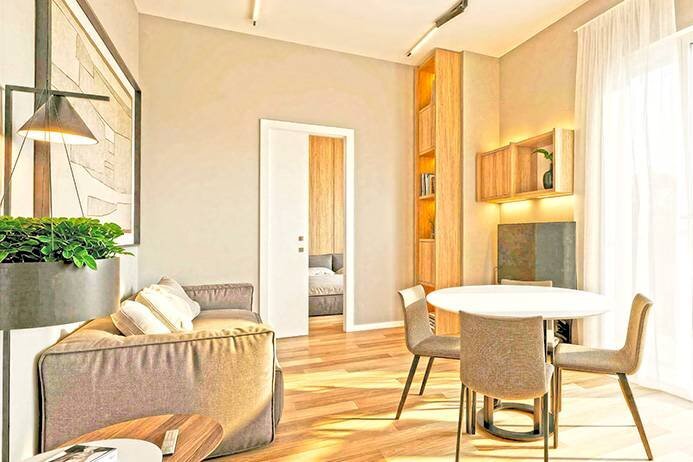 Soggiorno - Bilocale via Borgo Palazzo, Bergamo - foto 1