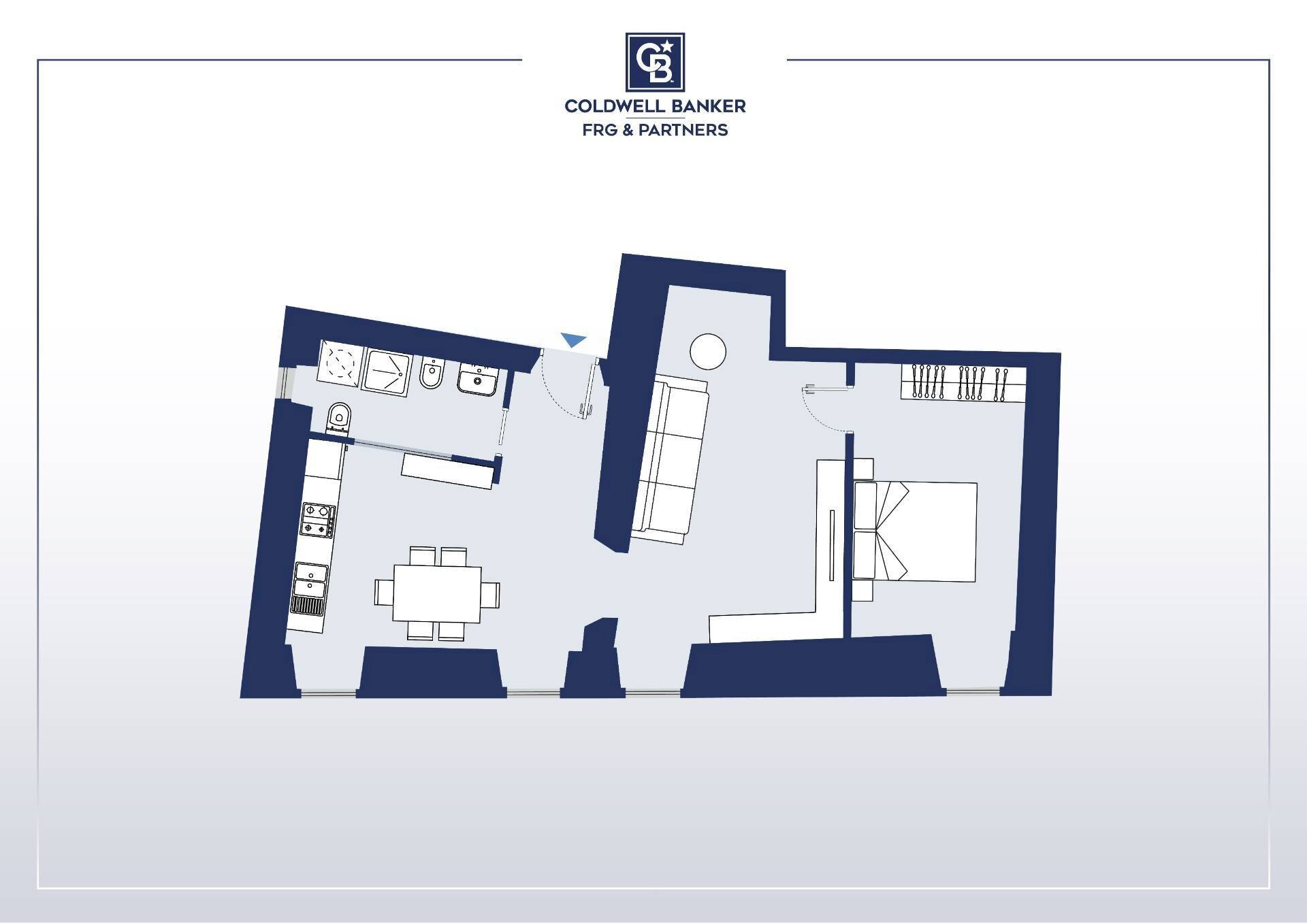 Foto 23 - Two-room apartment Via Garibaldi
 
102, Nepi - floor plans 1