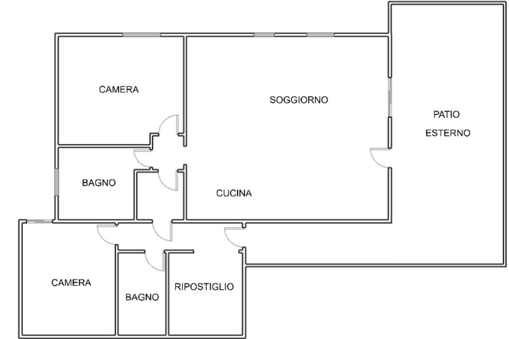 Casa indipendente Località contrada, Stella - planimetria 1