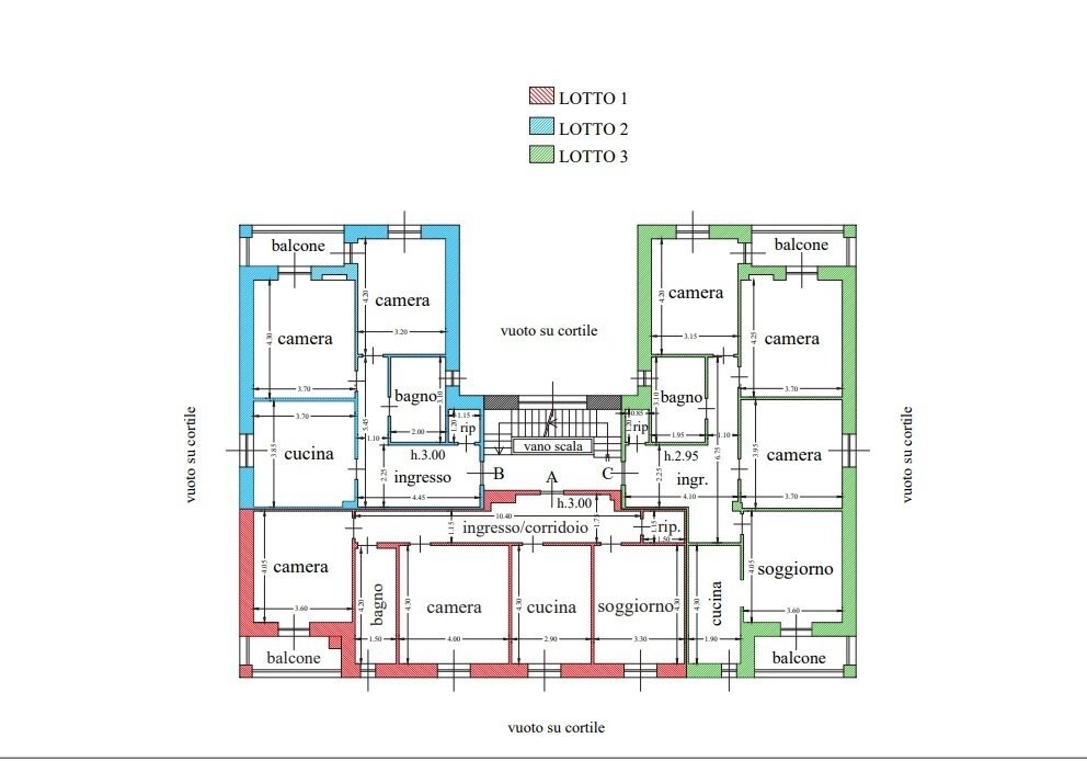 Appartamento all'asta San Fosseto 132, San Salvatore Monferrato - planimetria 1