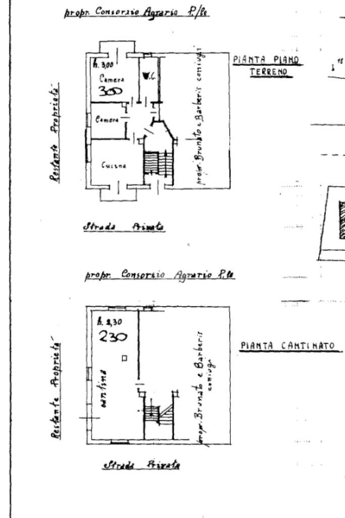 Porzione di casa Via Benedetto Croce, Orbassano - planimetria 1