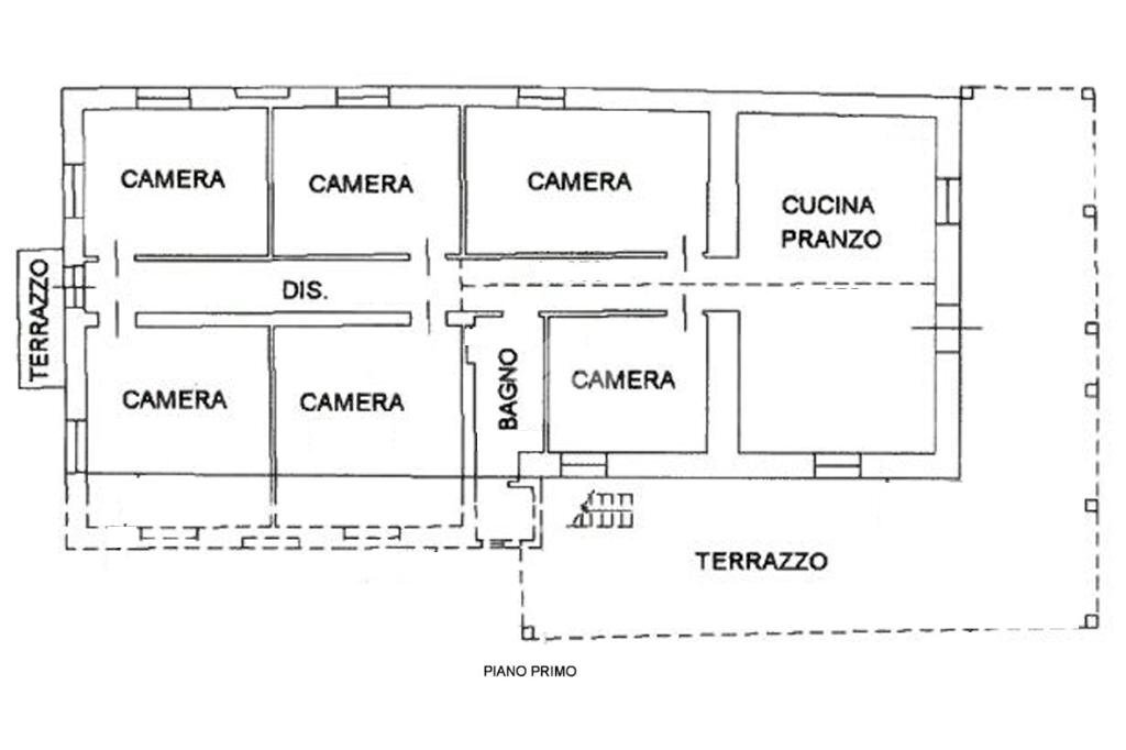 Casa indipendente Via Palazzo del piano, Urbino - planimetria 1