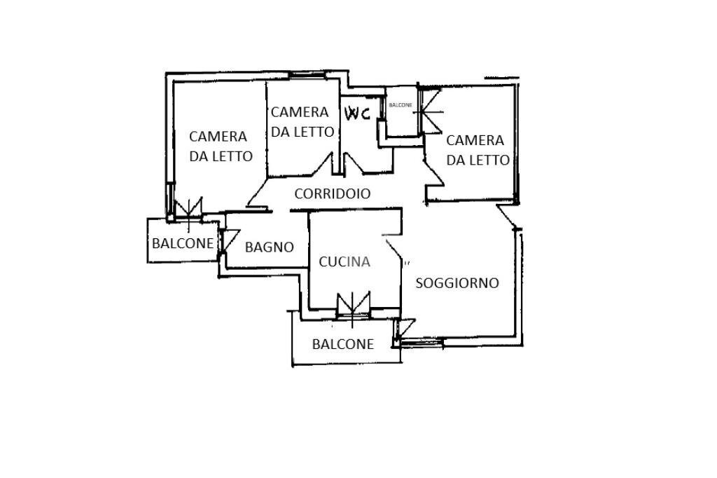 Apartment Via Rossini, Bagnolo Piemonte - floor plans 1