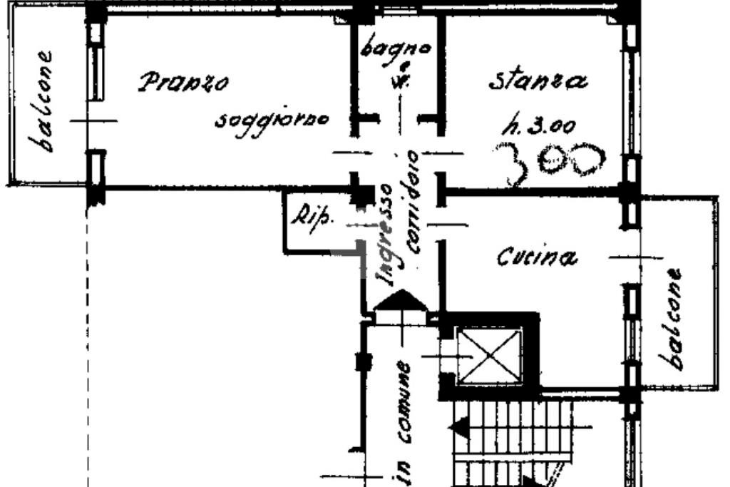 Three-room apartment Viale Regina Elena, Rimini - floor plans 1