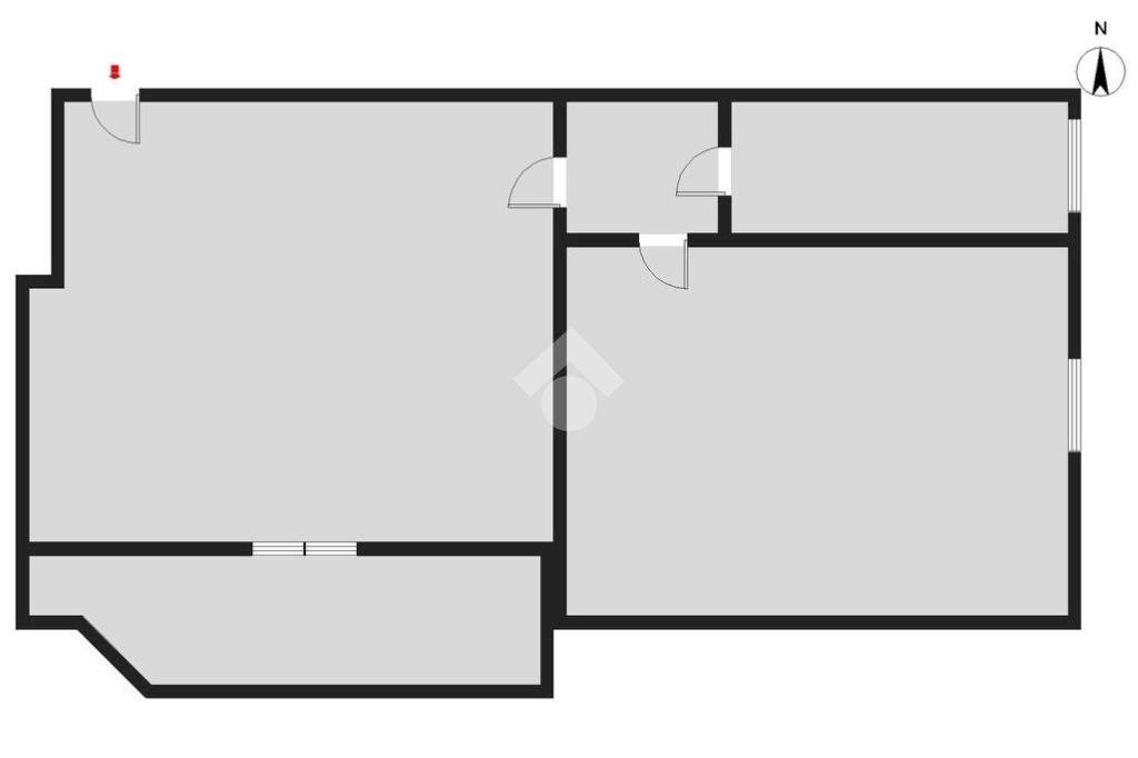 Two-room apartment Cerro Maggiore, Cerro Maggiore - floor plans 1