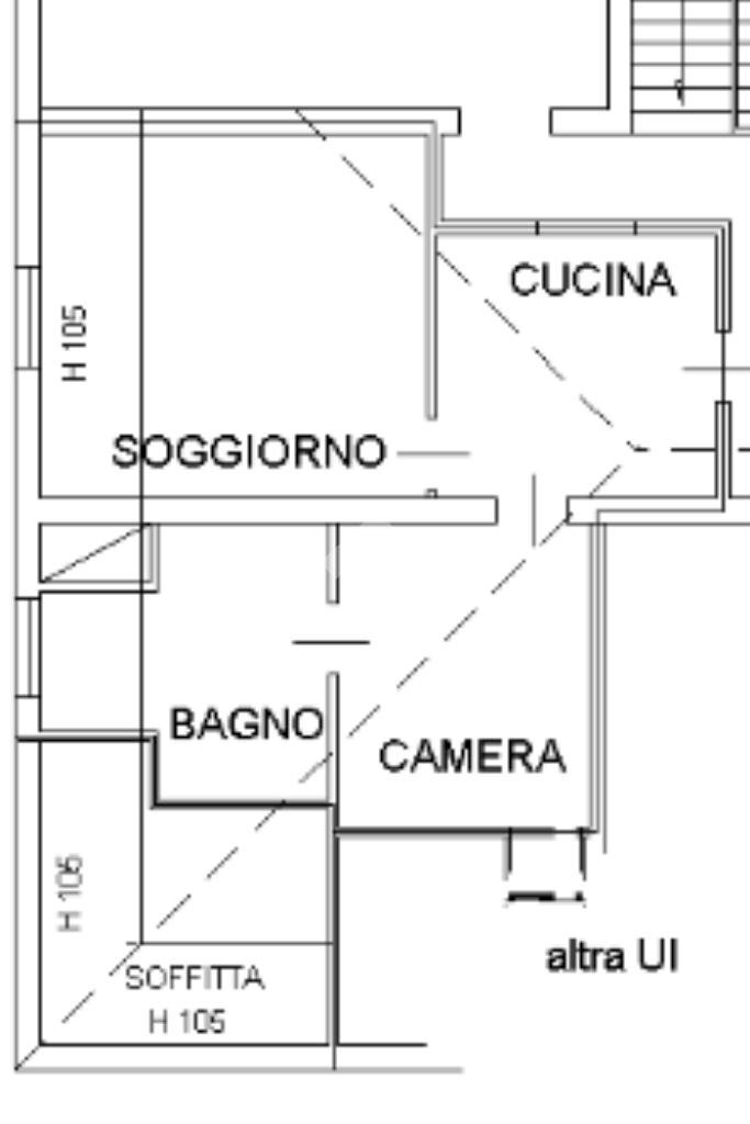 Bilocale Strada Antonio Cocconcelli, Parma (zona Oltretorrente) - planimetria 1