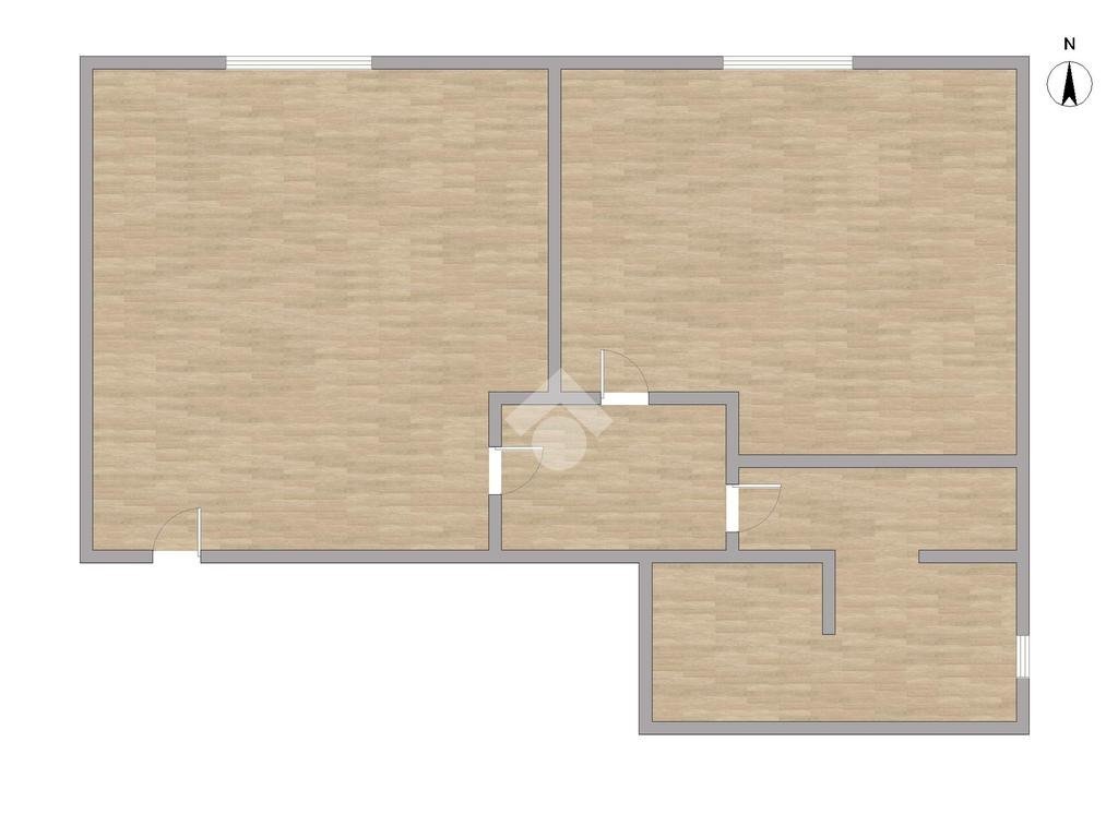 Bilocale Viale Umbria, Milano - planimetria 1