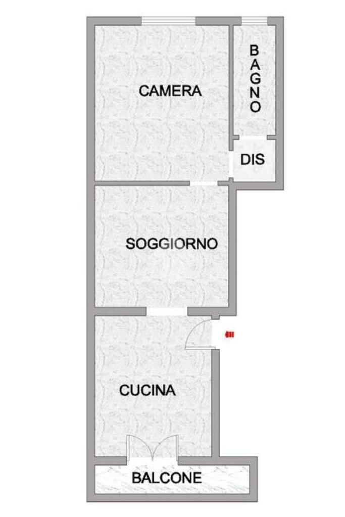 Bilocale Via Tagliamento, San Donato Milanese - planimetria 1