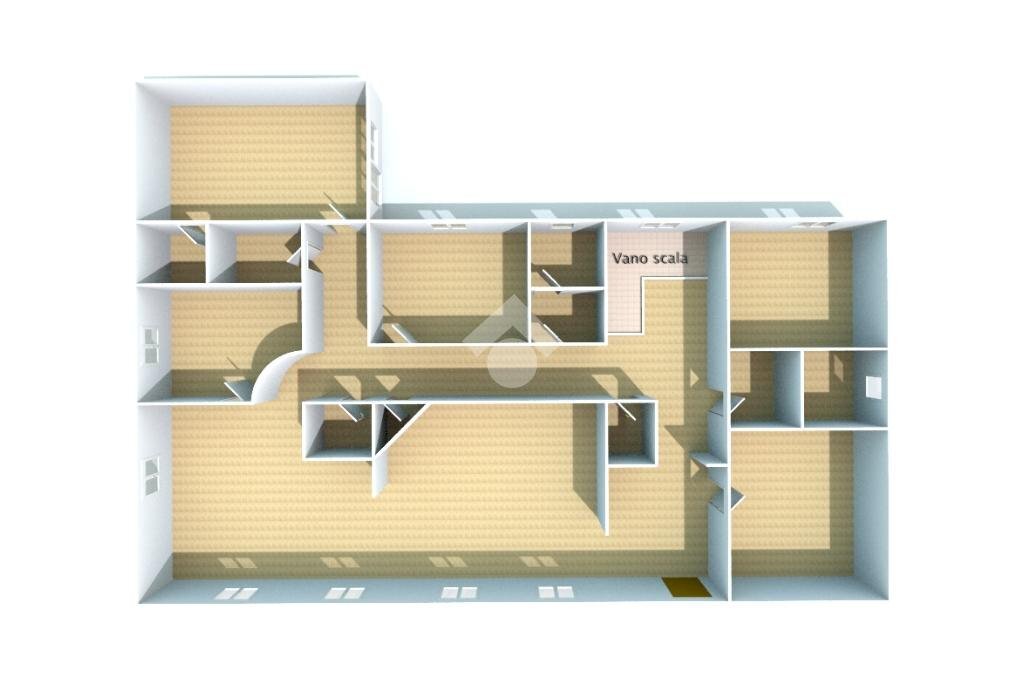 Casa indipendente Piazza Savona, Monastero Bormida - planimetria 1