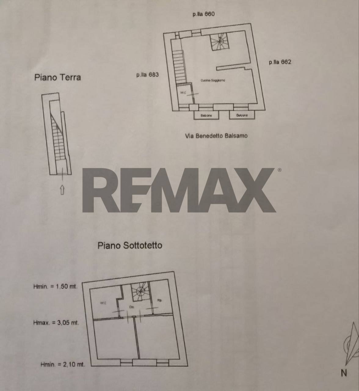 Pianta 2D - Independent house Via Benedetto Balsamo
 
129, Monreale - floor plans 1