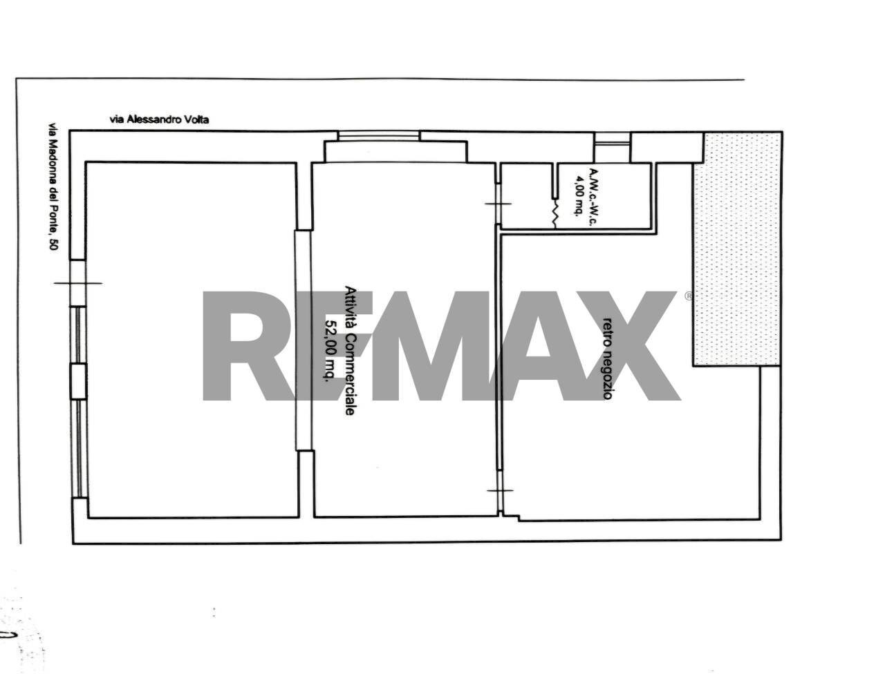 Pianta 2D - Commercial Activity Via Marchese Di Villabianca
 
91, Palermo - floor plans 1