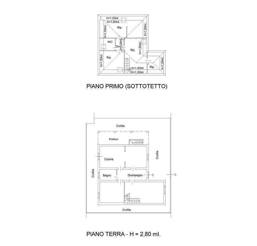 Foto 50 - Villa via Vicenza
 
31, Senago - floor plans 1