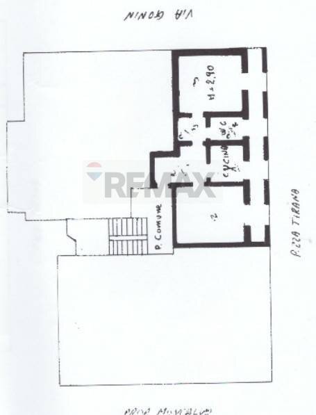 Pianta 2D - Two-room apartment Piazza Tirana
 
12, Milano - floor plans 1