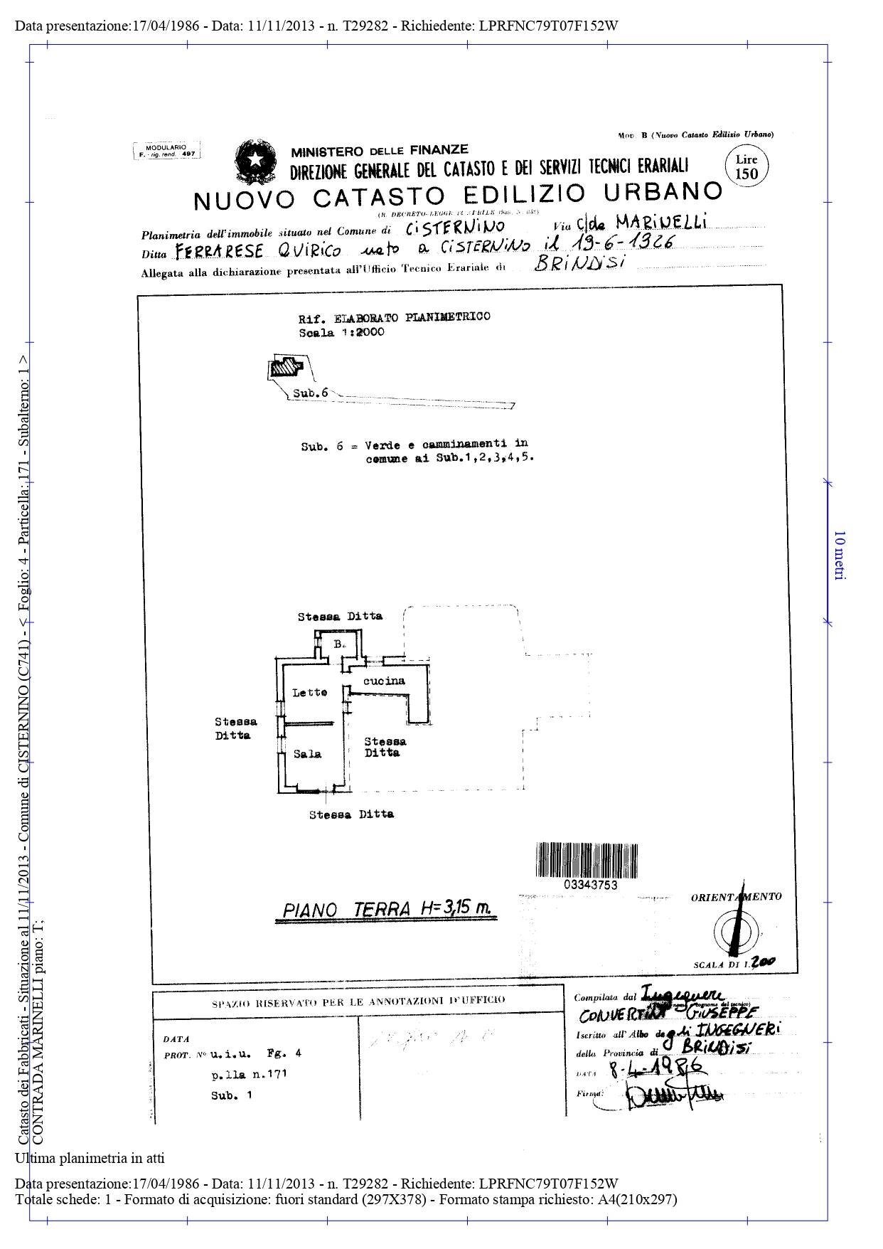 Foto 42 - Rustic Contrada Marinelli
 
33, Cisternino - floor plans 1
