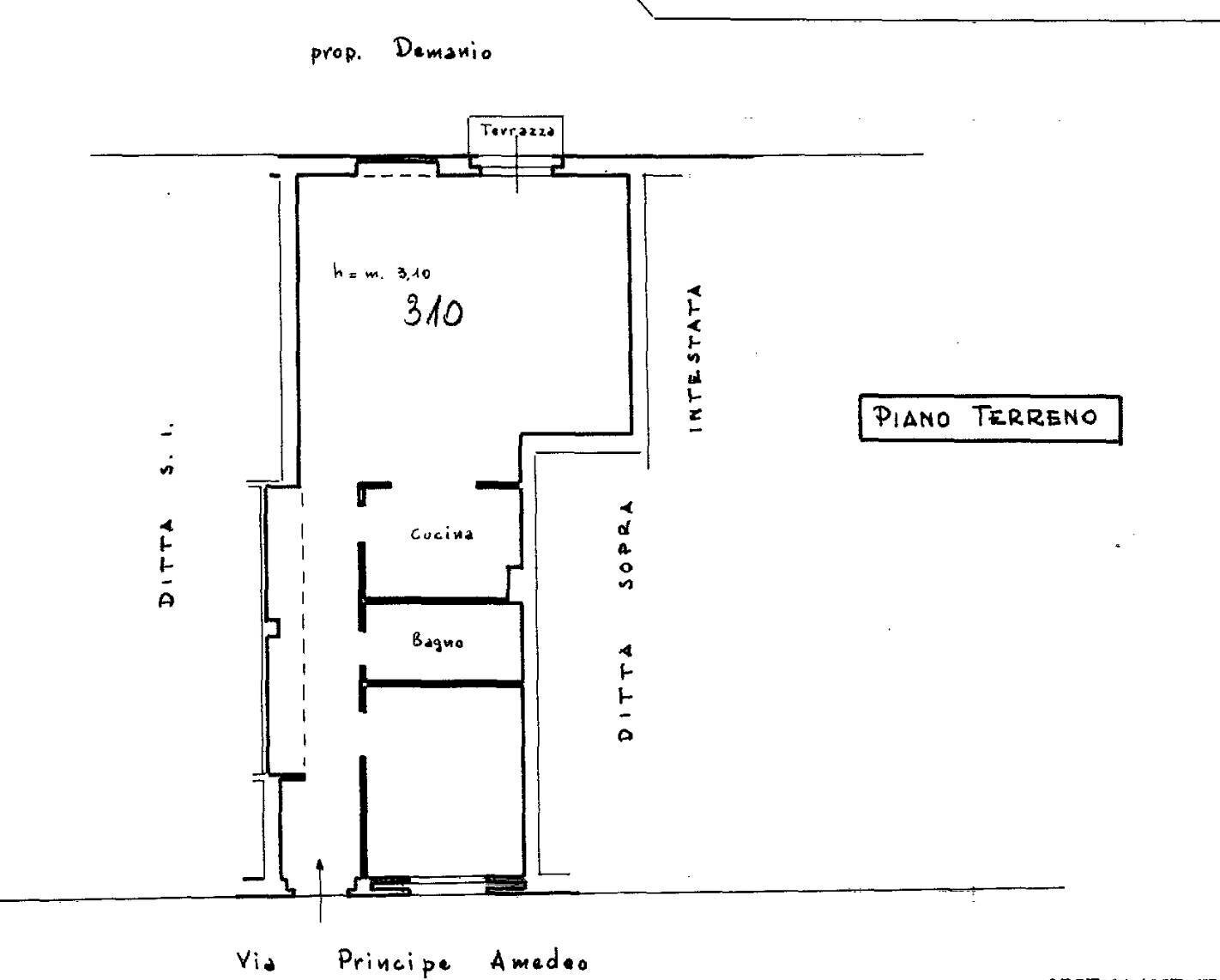 Foto 26 - Four-room apartment Via Principe Amedeo, Monte Argentario - floor plans 1