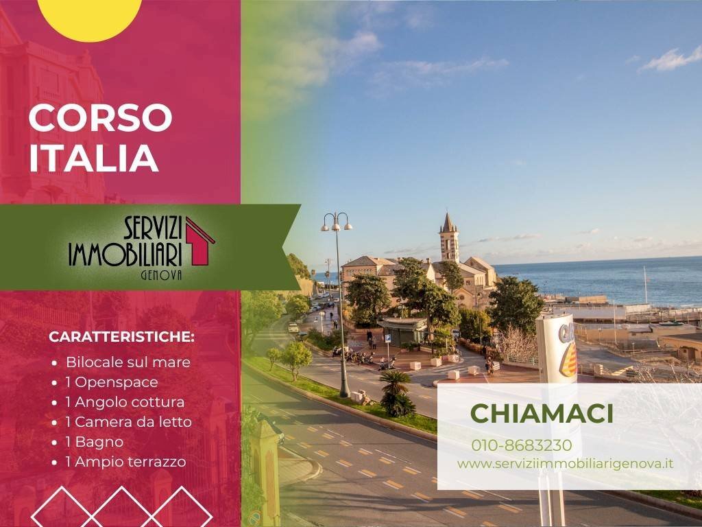 Zona - Two-room apartment corso Italia, Genova (neighborhood Albaro) - photo 1