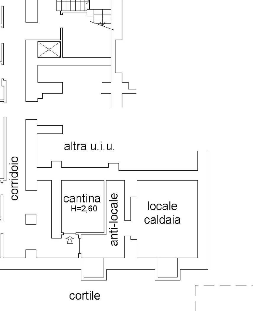 Office via Carlo Emanuele III, 26, Cuneo (neighborhood Centro) - floor plans 1