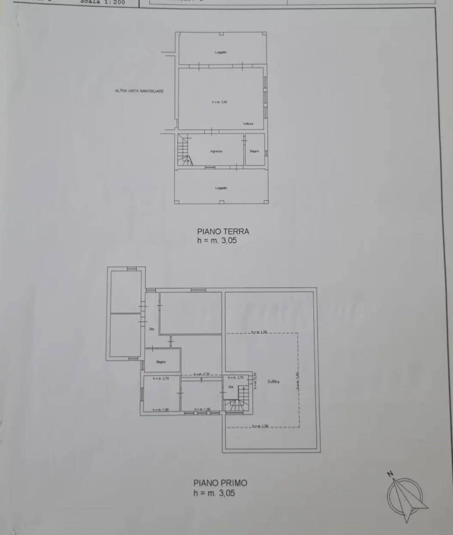 Villa via del Padule, Pietrasanta - planimetria 1