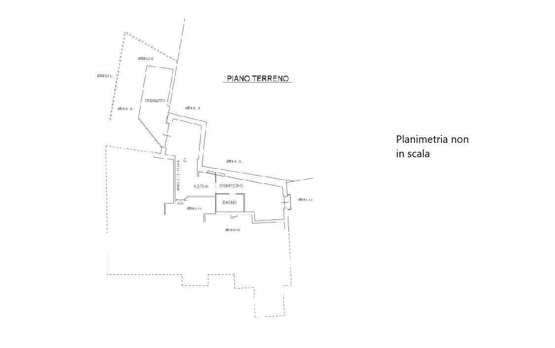 Appartamento via Vittorio Alfieri, Castiglione Falletto - planimetria 1