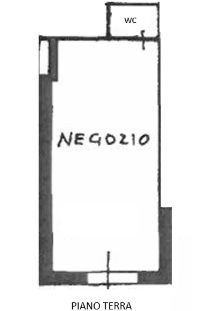 Negozio via piazza umberto primo, Morciano di Romagna - planimetria 1