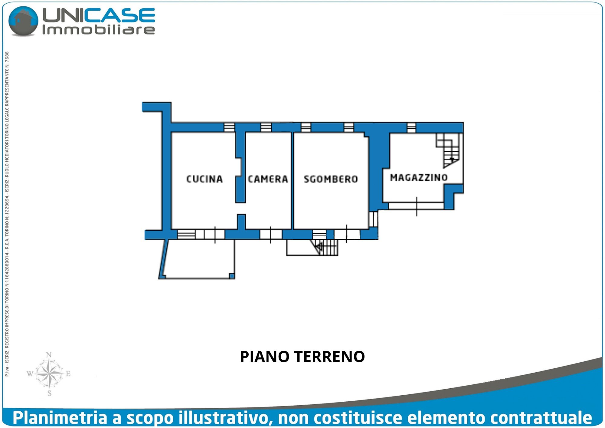Rustico Via Inferiore di Barge, 9, Cavour - planimetria 1