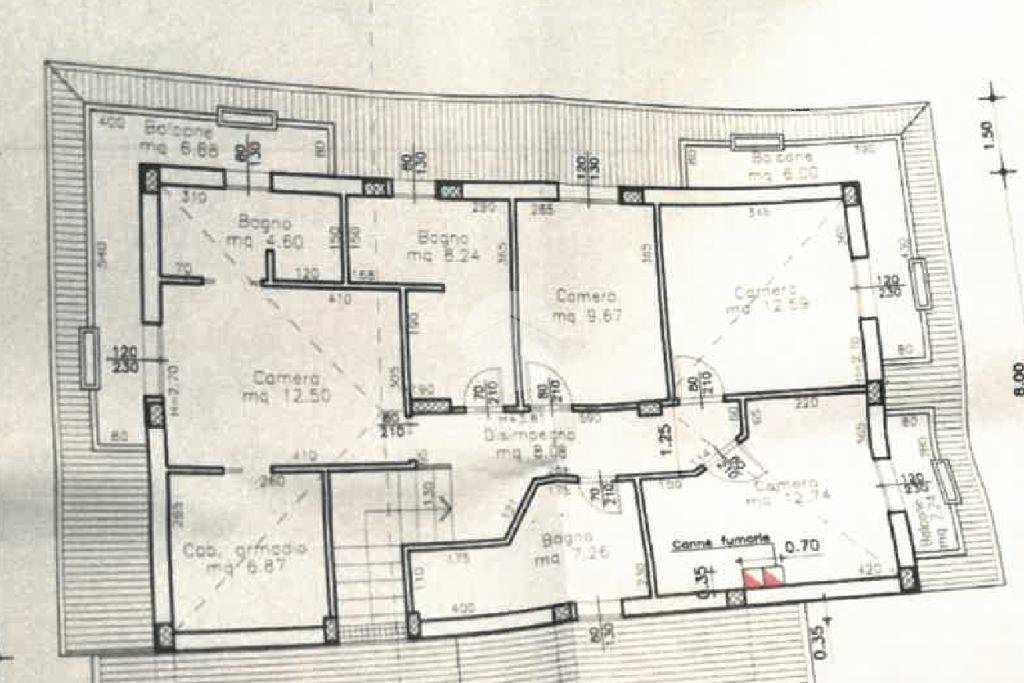 Villa Via Ca' Raffaelli, Misano Adriatico - planimetria 1