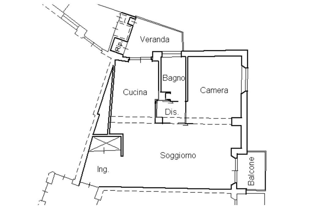 Apartment Via fiume, Pinerolo - floor plans 1