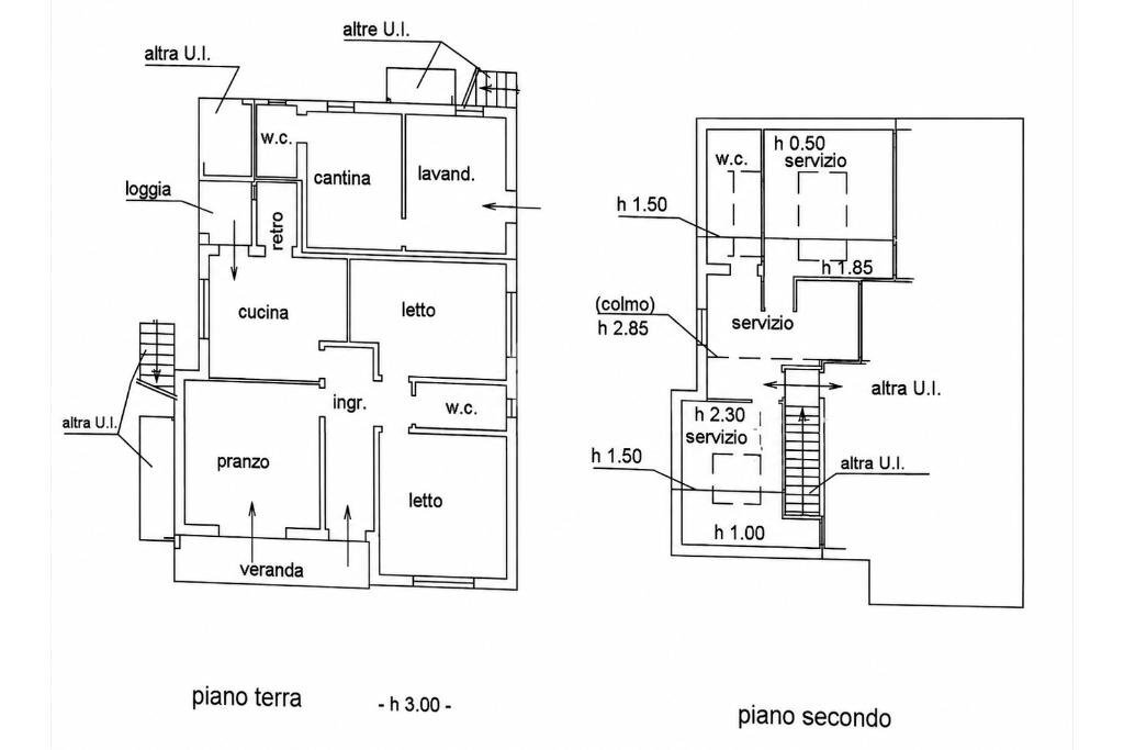 Porzione di casa Via venere, Cervia - planimetria 1