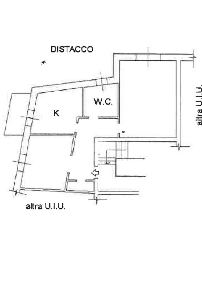 Trilocale Salita Inferiore di Murta, Genova (zona Bolzaneto) - planimetria 1
