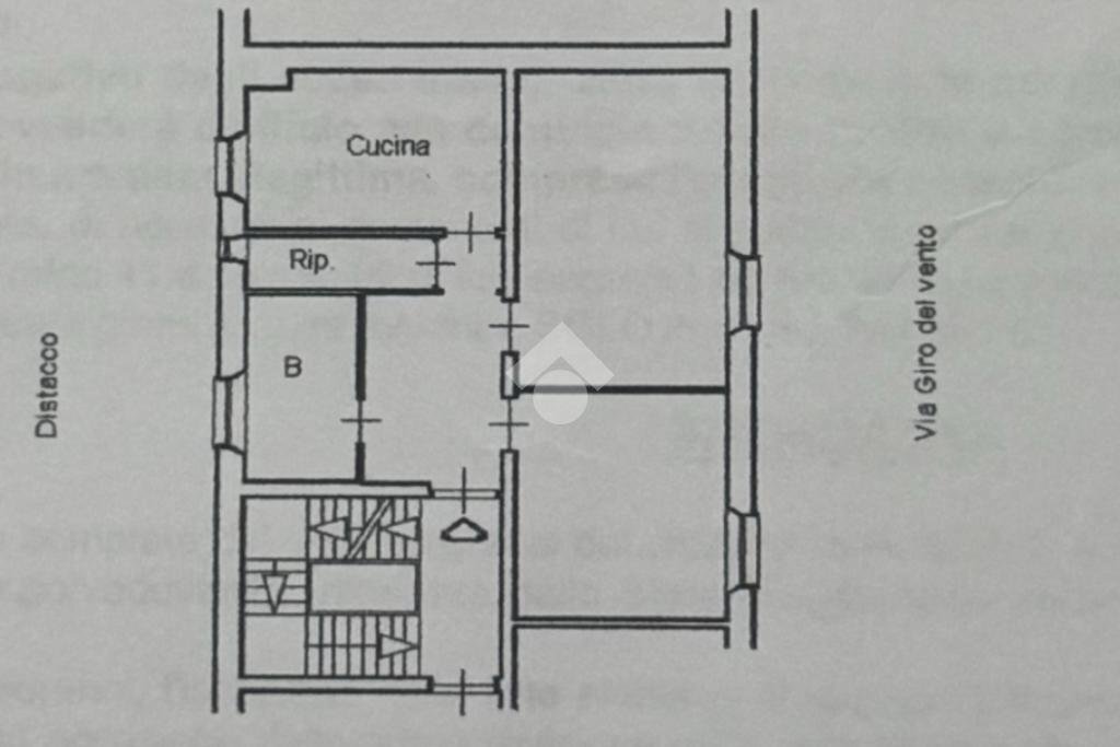 Trilocale Via giro del vento, Genova (zona Bolzaneto) - planimetria 1
