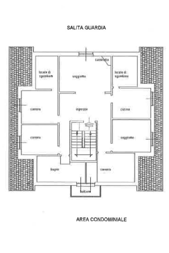 Apartment Salita alla Guardia, Ceranesi - floor plans 1