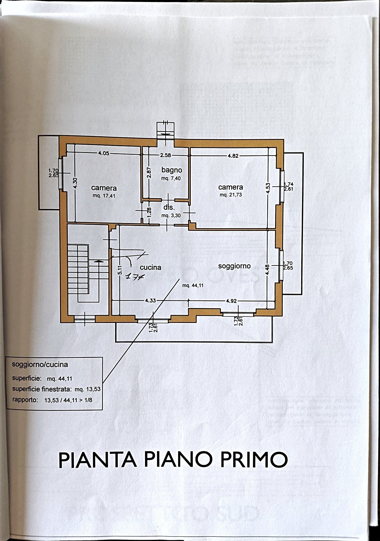 Villa Via Villa, 16, Brondello - planimetria 1