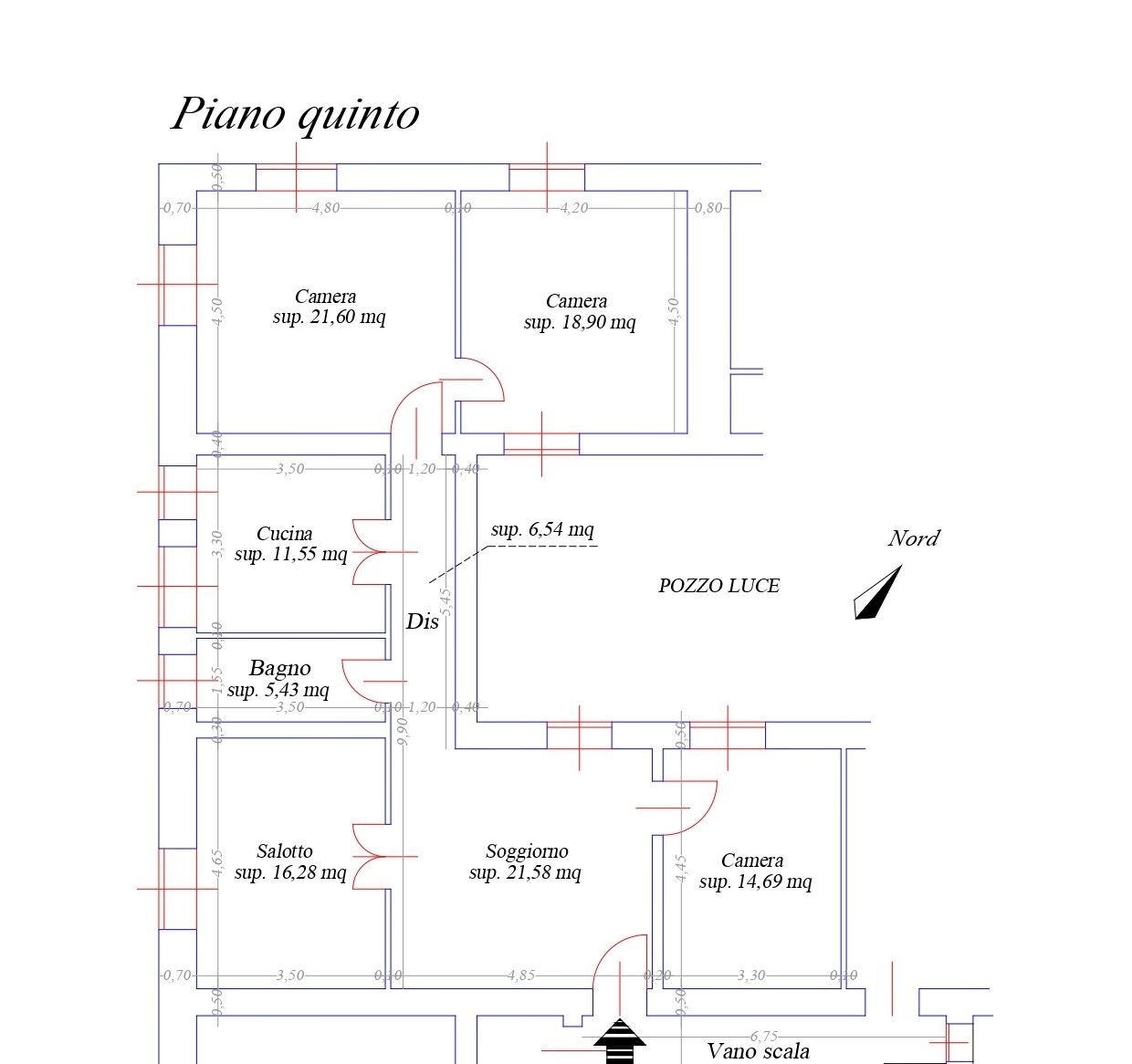 Quadrilocale via Curtatone, Genova (zona Castelletto) - foto 3