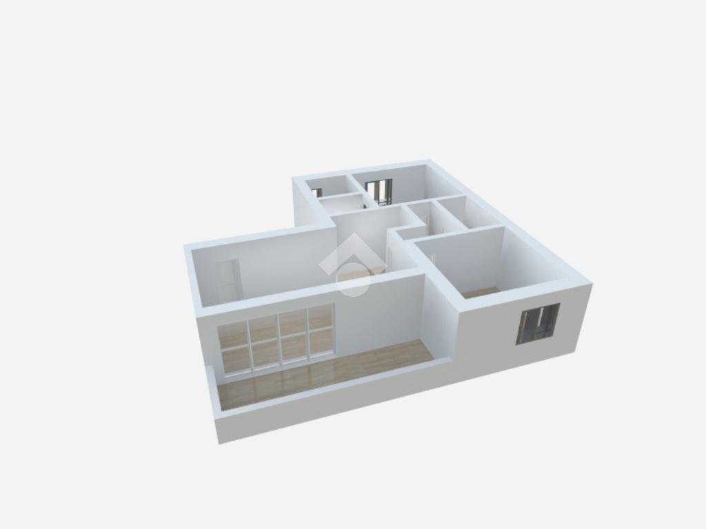 Three-room apartment Via Recanati, Milano (neighborhood Bicocca) - floor plans 1