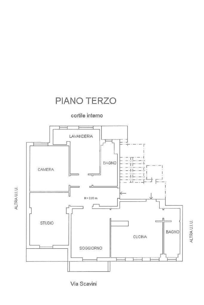 Quadrilocale Via pietro scavini, Novara - planimetria 1