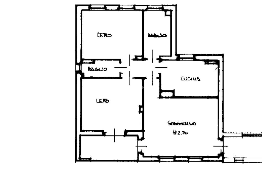 Three-room apartment Via Emma Gramatica, Parma (neighborhood Paradigna) - floor plans 1