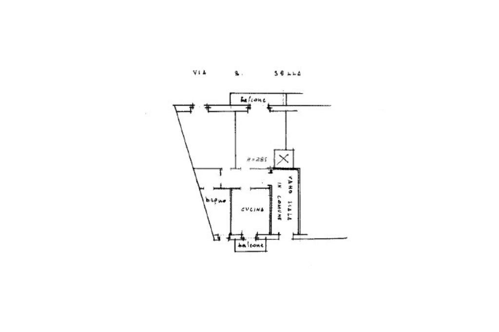 Three-room apartment Via bartolomeo sella, Valdilana - floor plans 1