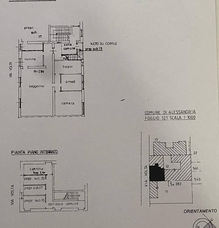 Foto 21 - Appartamento Alessandria - planimetria 1