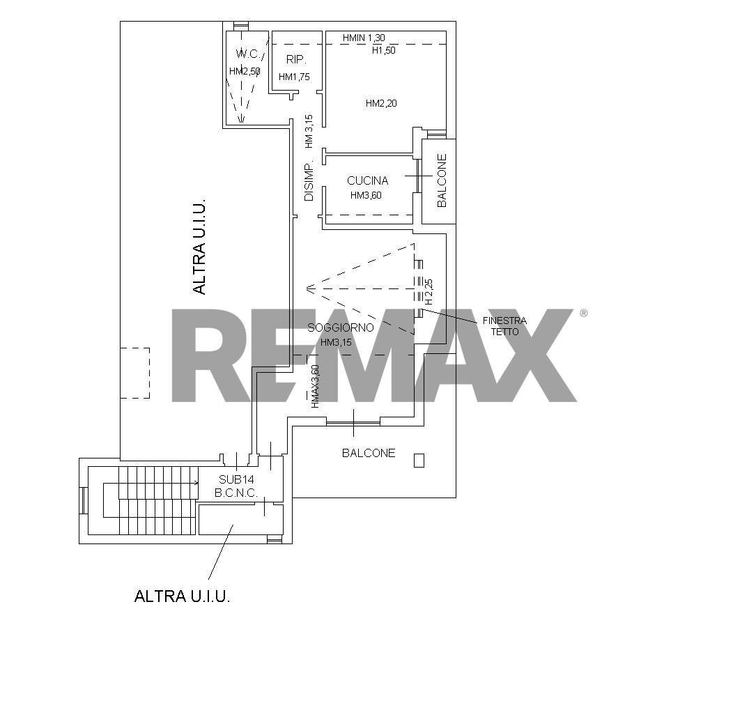 Pianta 2D - Attic Cda Facicchio
 
39, San Marco Argentano - floor plans 1