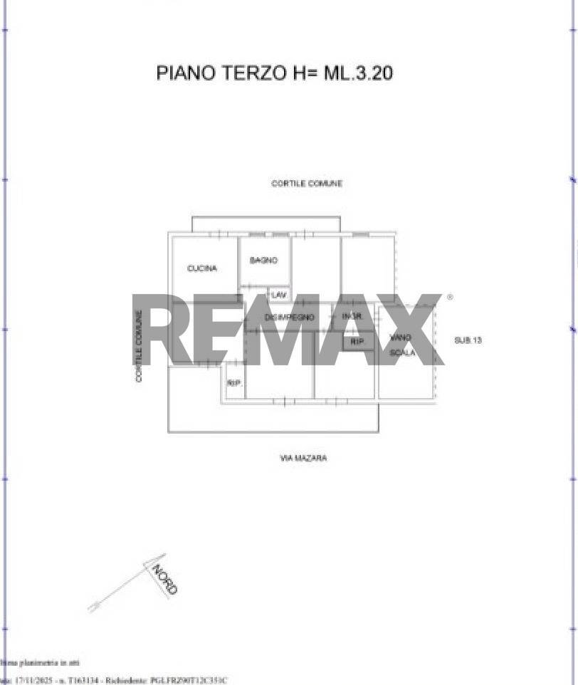 Pianta 2D - Apartment via mazara
 
5, Lentini - floor plans 1