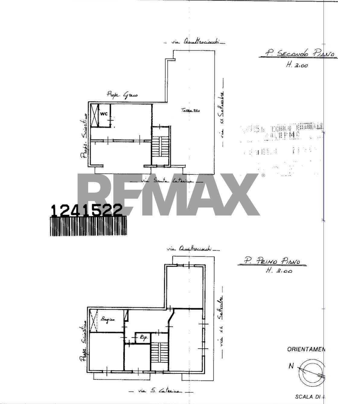 Pianta 2D - Casa indipendente Via Santa Caterina
 
37/39, Bagheria - planimetria 1