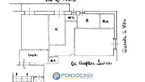Foto 17 - Two-room apartment via calata san vito
 
52, Salerno - floor plans 1