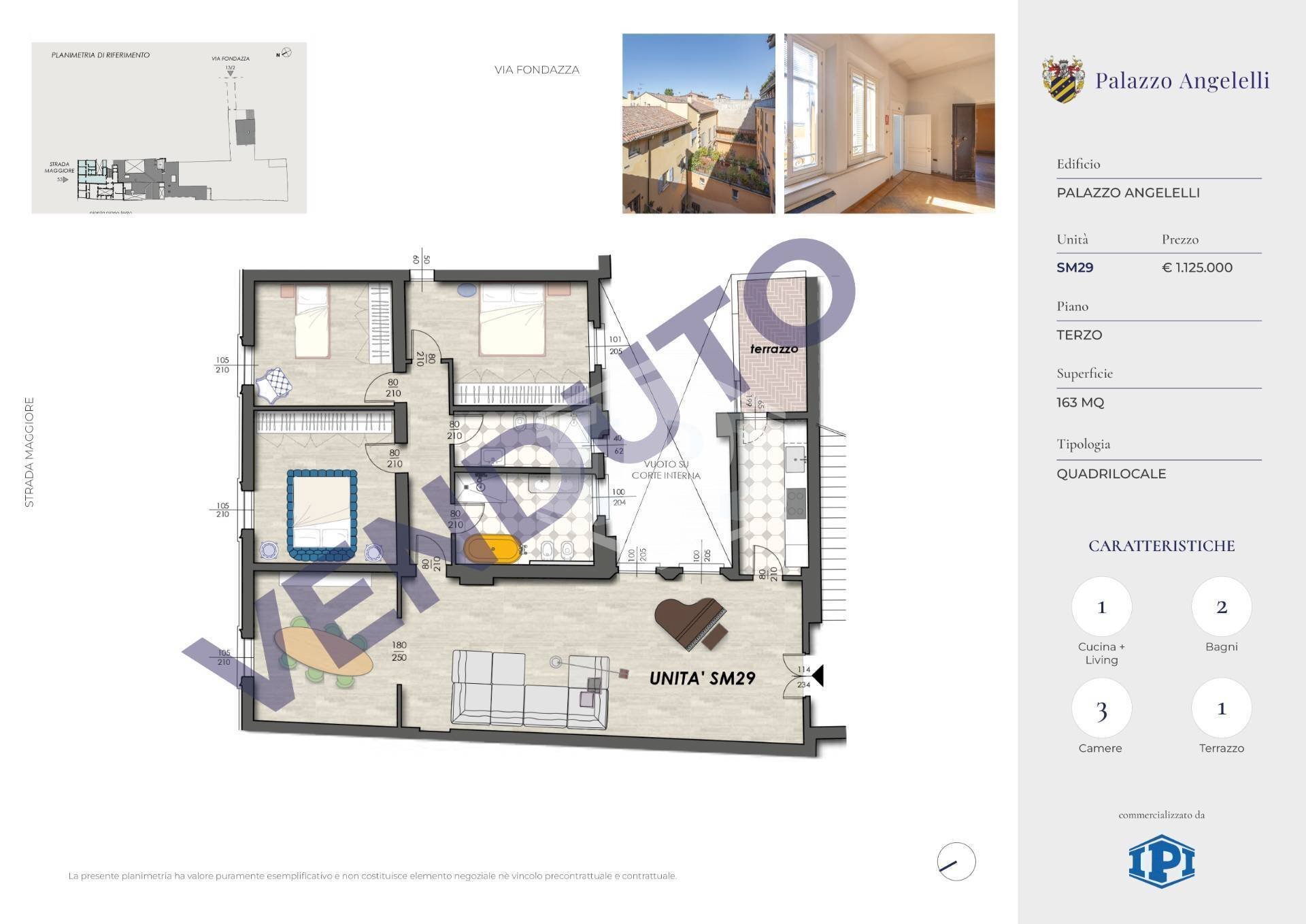 Appartamento Strada Maggiore, Bologna (zona Centro Storico) - planimetria 1