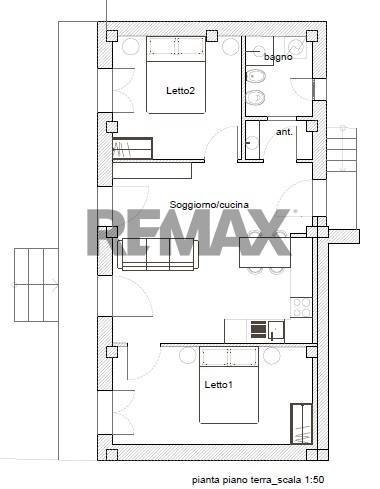 Pianta 2D - Loft Strada Martinella
 
302, Parma - planimetria 1