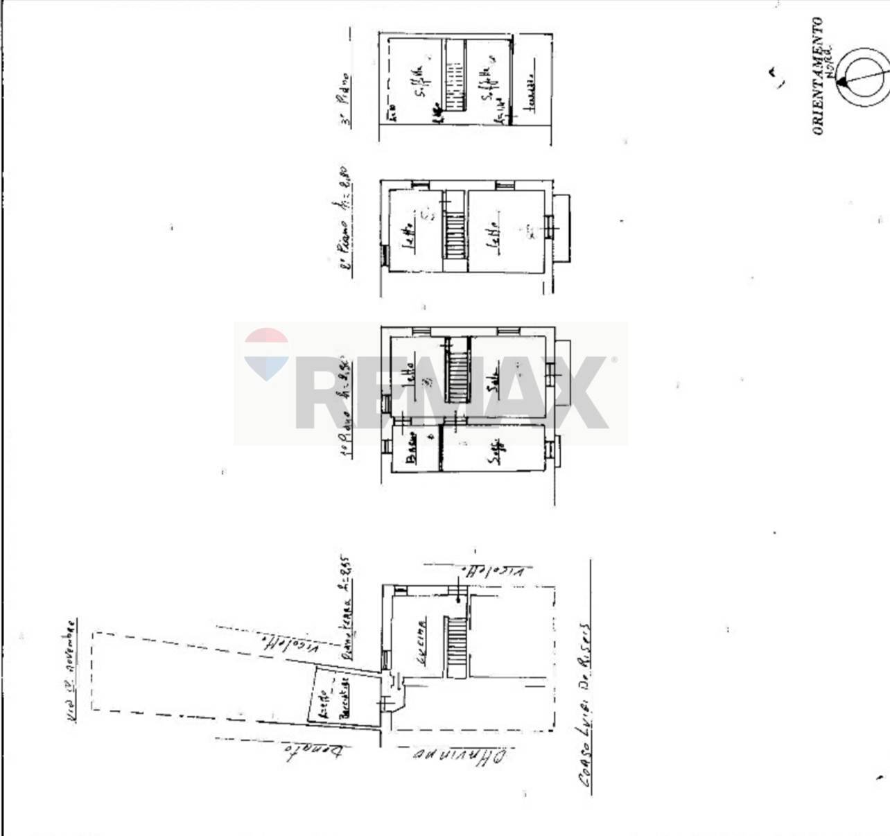 Pianta 2D - Semi-detached house Corso Luidi De Riseis
 
38, Scerni - floor plans 1