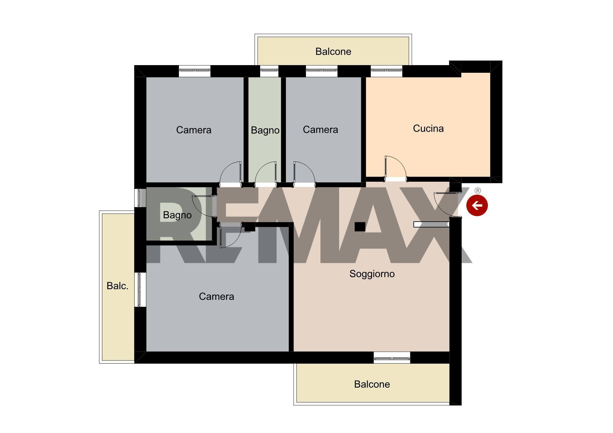 Pianta 2D - Apartment Via Giordano Bruno
 
13, Paglieta - floor plans 1