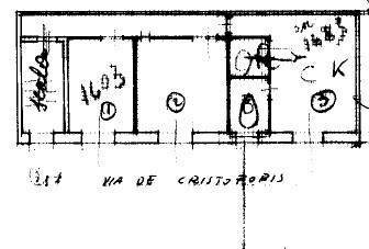 Casa indipendente via Carlo De Cristoforis, Casarano - planimetria 1