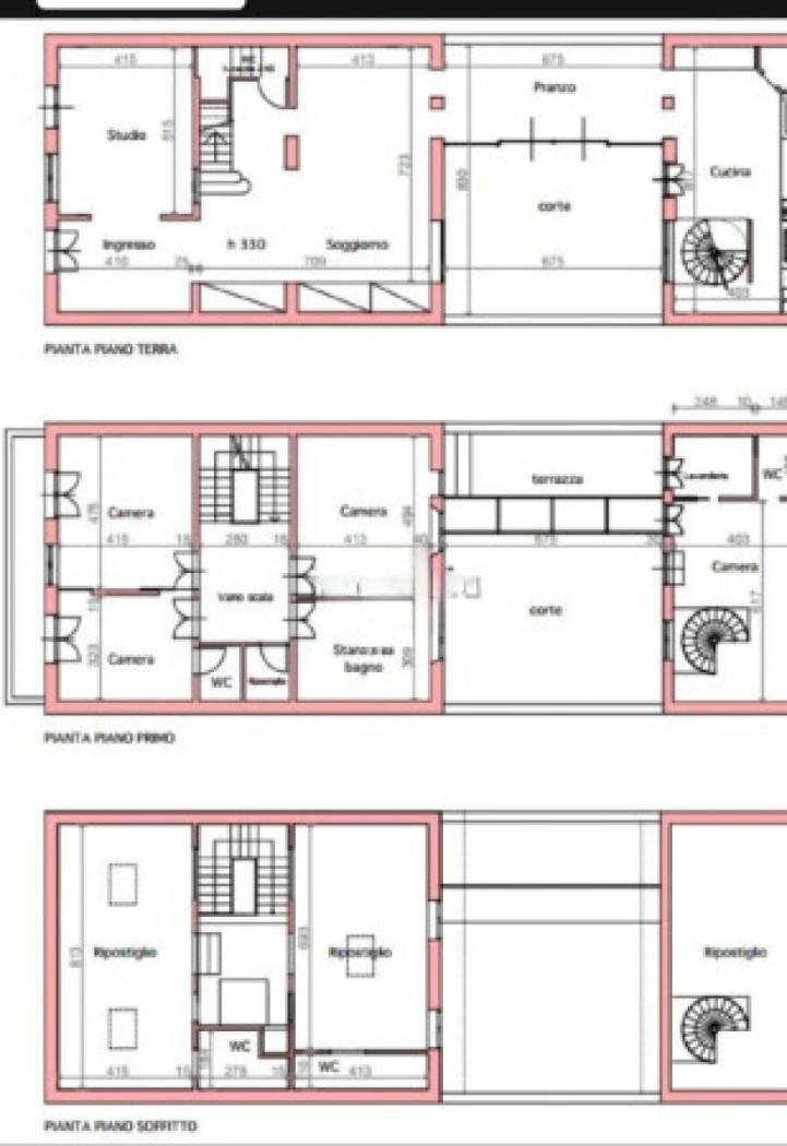 Villa a Schiera via Giuseppe Mazzini, 7, Viareggio - planimetria 1