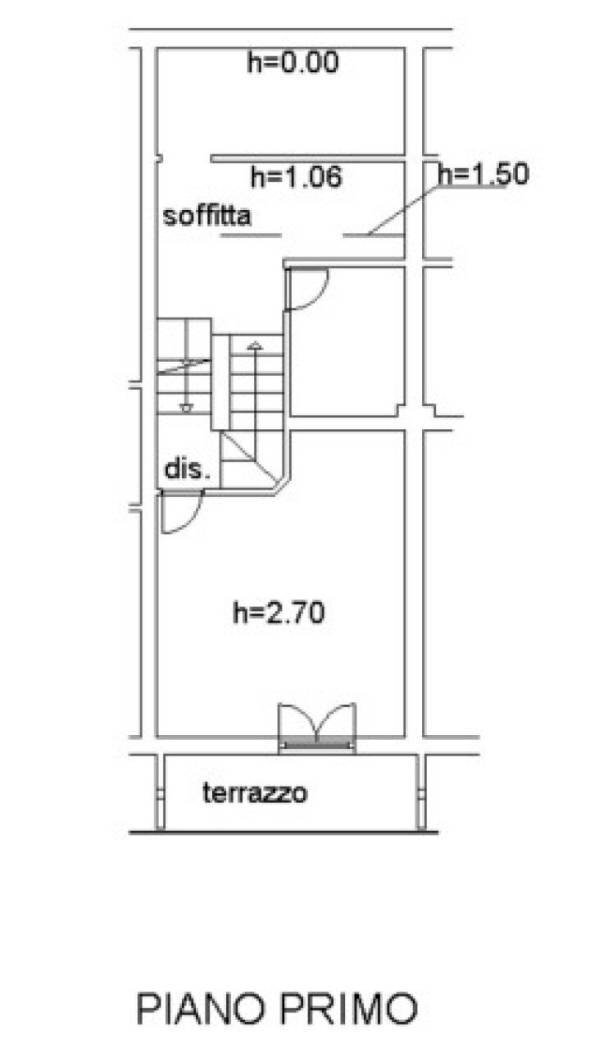 Villa a Schiera via di Sant'Alessio, Lucca - planimetria 1